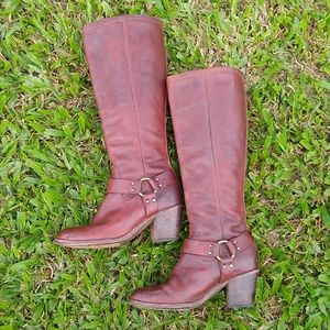 Frye Tabitha Tall Harness Boots